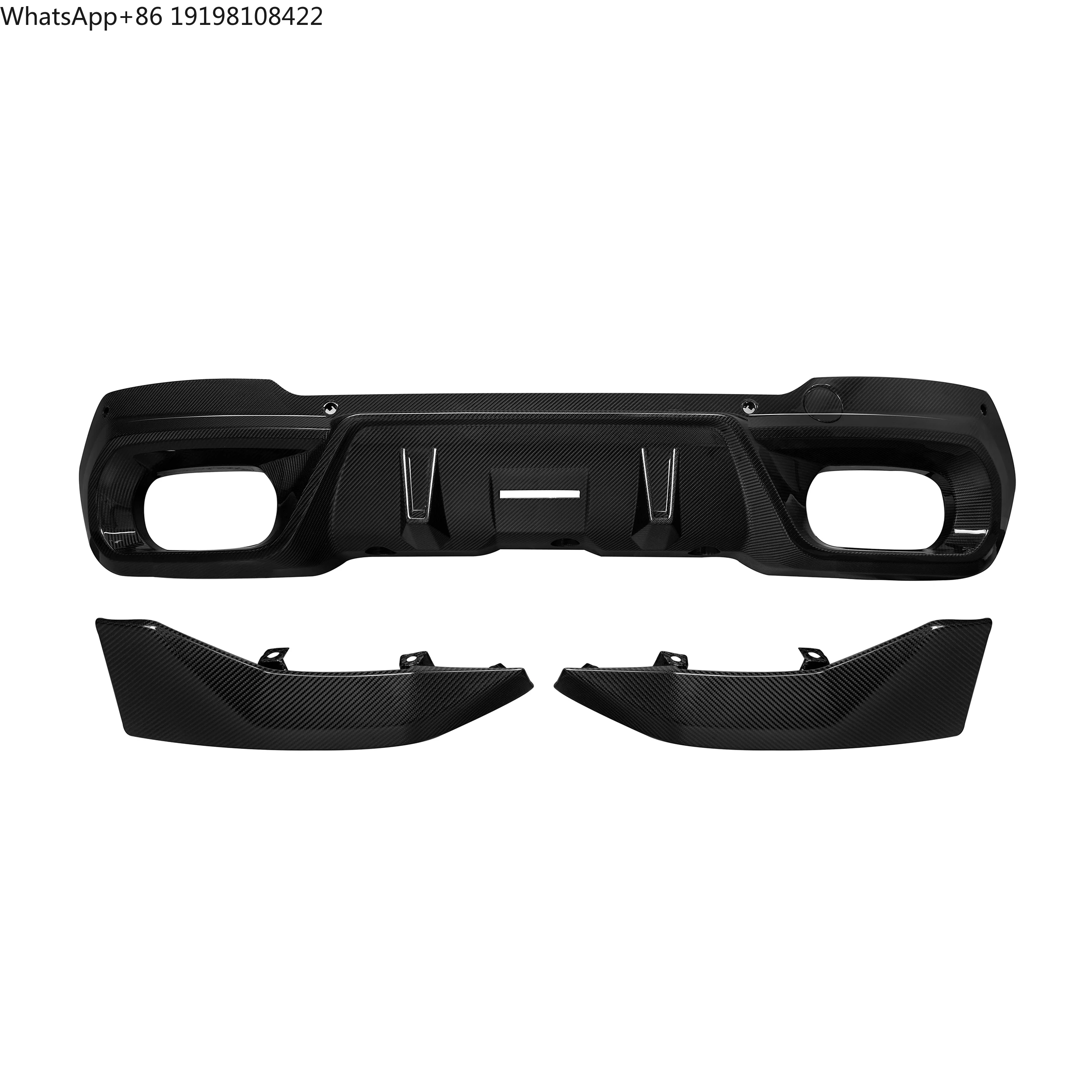 100% Dry Carbon Fiber Car Parts SQ Style Glossy Black Rear Diffuser for BMW New X3 G45 G48 2025+ High Quality Rear Diffuser
100% Dry Carbon Fiber Car Parts SQ Style Glossy Black Rear Diffuser for BMW New X3 G45 G48 2025+ High Quality Rear Diffuser
