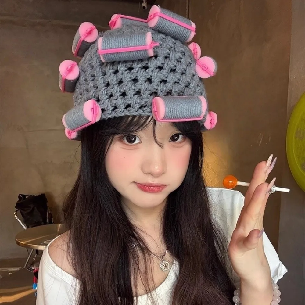 Playful Warm Hair Curler Knitted Hat Thick Stretchy Pullover Cap Handmade Funny Curly Hair Yarn Beanie Cycling
Playful Warm Hair Curler Knitted Hat Thick Stretchy Pullover Cap Handmade Funny Curly Hair Yarn Beanie Cycling