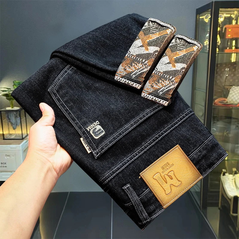 Мужские джинсы Guangzhou Xintang Yuyi Goods Thirteen Rows: весенние, легкие, люксовые, трендовые, в гонконгском стиле, от модного бренда
Мужские джинсы Guangzhou Xintang Yuyi Goods Thirteen Rows: весенние, легкие, люксовые, трендовые, в гонконгском стиле, от модного бренда