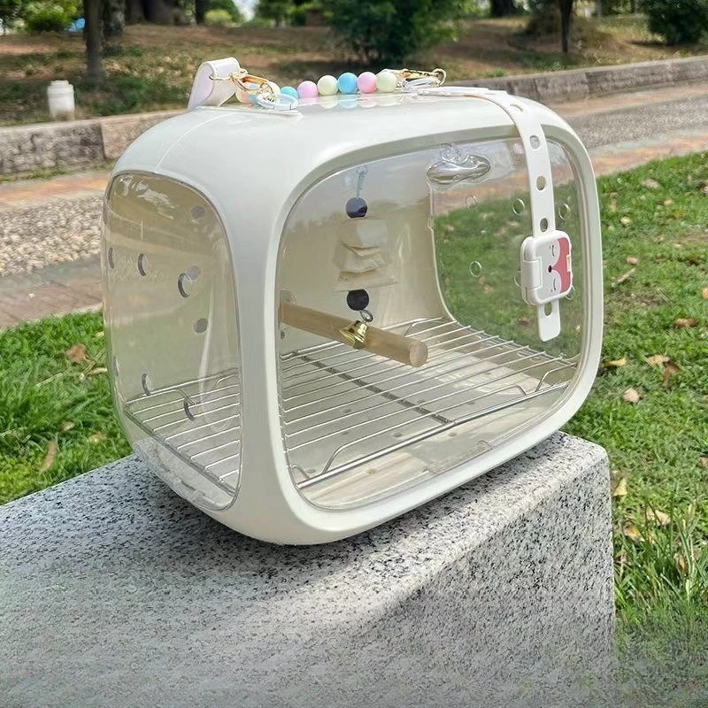 Parrot Cage Bird with Handheld Acrylic Outdoor Viewing Bird Cage Peony Carrying Bag Animals Carriers Portable Parrot Products
Parrot Cage Bird with Handheld Acrylic Outdoor Viewing Bird Cage Peony Carrying Bag Animals Carriers Portable Parrot Products