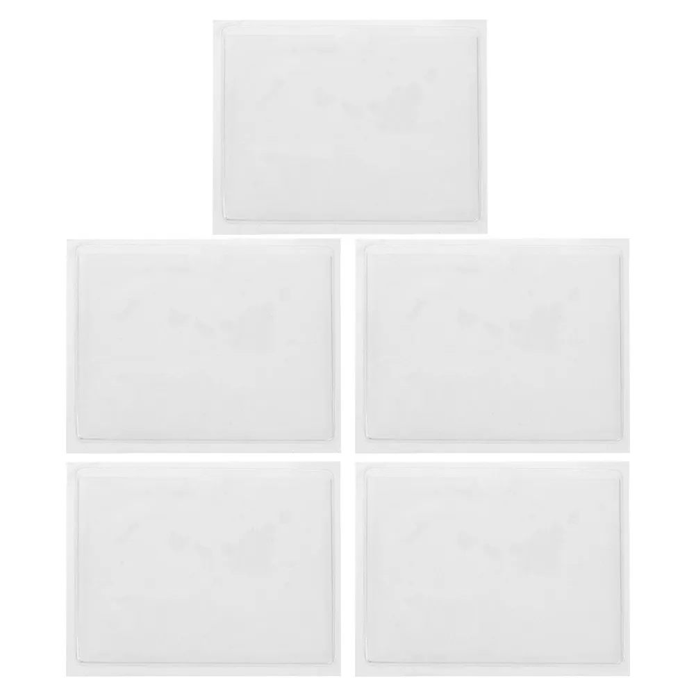 5Pcs Transparent Adhesive Card Pockets Index Label Covers for Notebooks Journals Walls Warehouse Library Shop Parking Permit
5Pcs Transparent Adhesive Card Pockets Index Label Covers for Notebooks Journals Walls Warehouse Library Shop Parking Permit