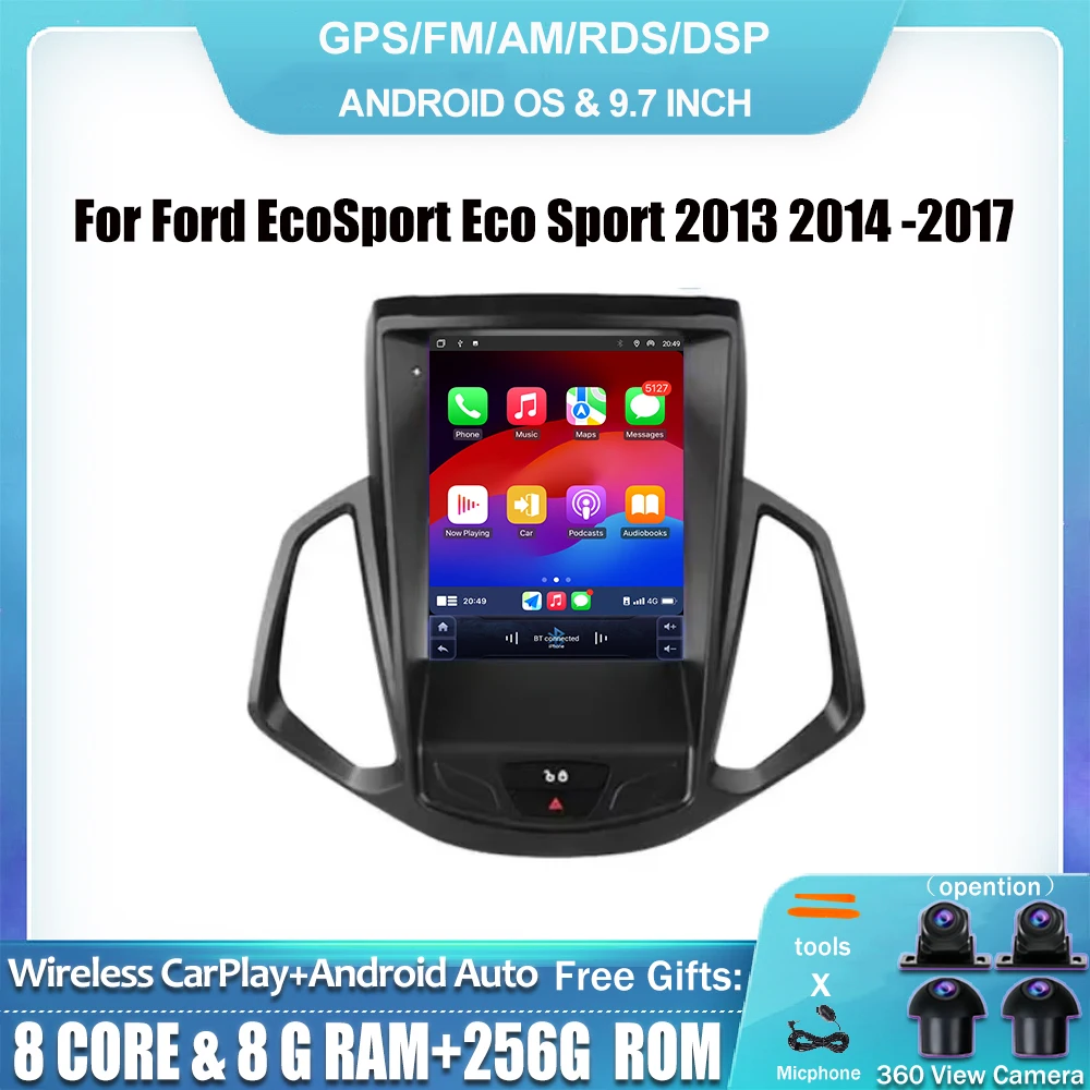 Android 14 Car Radio Multimedia Player For Ford EcoSport Eco Sport 2013 2014 2015 2016 2017 GPS Navigation Carplay Android auto
Android 14 Car Radio Multimedia Player For Ford EcoSport Eco Sport 2013 2014 2015 2016 2017 GPS Navigation Carplay Android auto