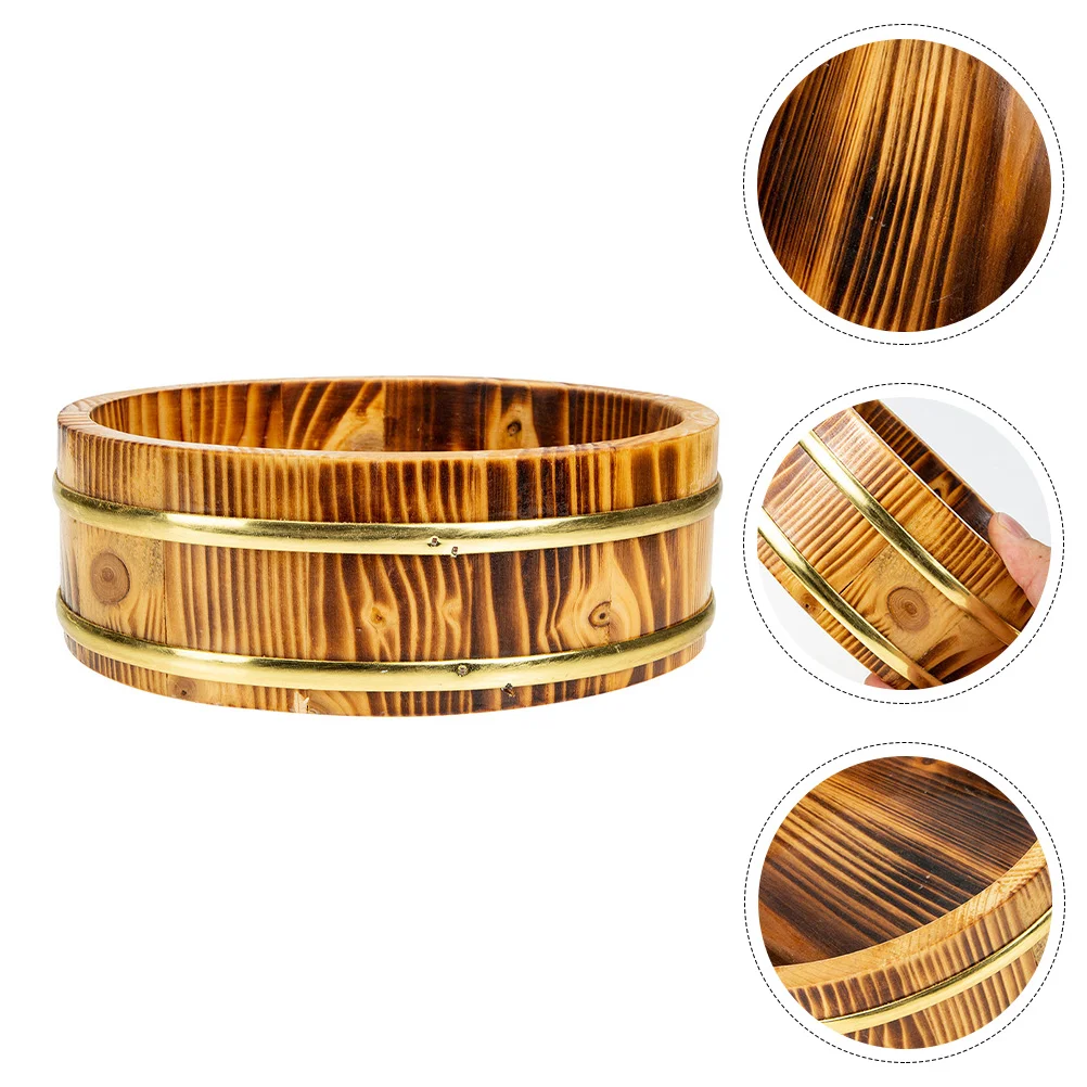 Sushi Bucket Rice Container Cuisine Storage Wood Coat Hanger Korean Style Food Mixing Wooden Japanese Kitchen
Sushi Bucket Rice Container Cuisine Storage Wood Coat Hanger Korean Style Food Mixing Wooden Japanese Kitchen