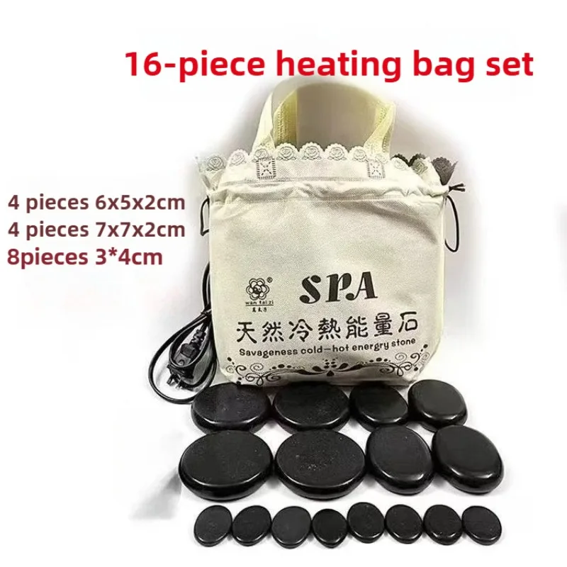 20pcs/16pcs/8pcsNatural Hot Stone Massage Lava Natural Energy Stone Set Hot Spa Rock Basalt Stone with Heater Bag 220V
20pcs/16pcs/8pcsNatural Hot Stone Massage Lava Natural Energy Stone Set Hot Spa Rock Basalt Stone with Heater Bag 220V