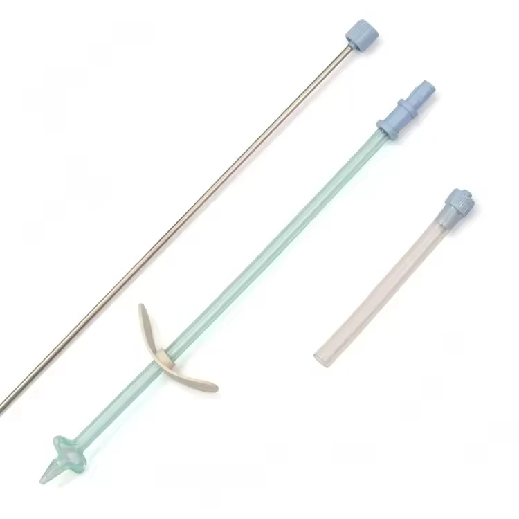 CE Certified Chrysanthemum-Shaped Head Design F18 23cm Suprapubic Cystostomy Catheter Kit Medical Consumables
CE Certified Chrysanthemum-Shaped Head Design F18 23cm Suprapubic Cystostomy Catheter Kit Medical Consumables