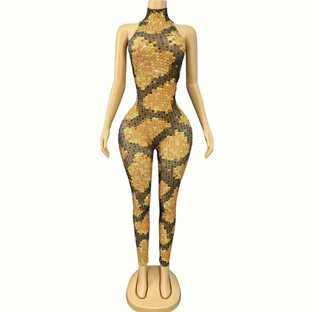 Sexy Novelty Designed Stage Costume Shining Rhinestones Mesh Bodysuit Singer Dancer Performance Party Show Photoshoot Stage Wear
Sexy Novelty Designed Stage Costume Shining Rhinestones Mesh Bodysuit Singer Dancer Performance Party Show Photoshoot Stage Wear