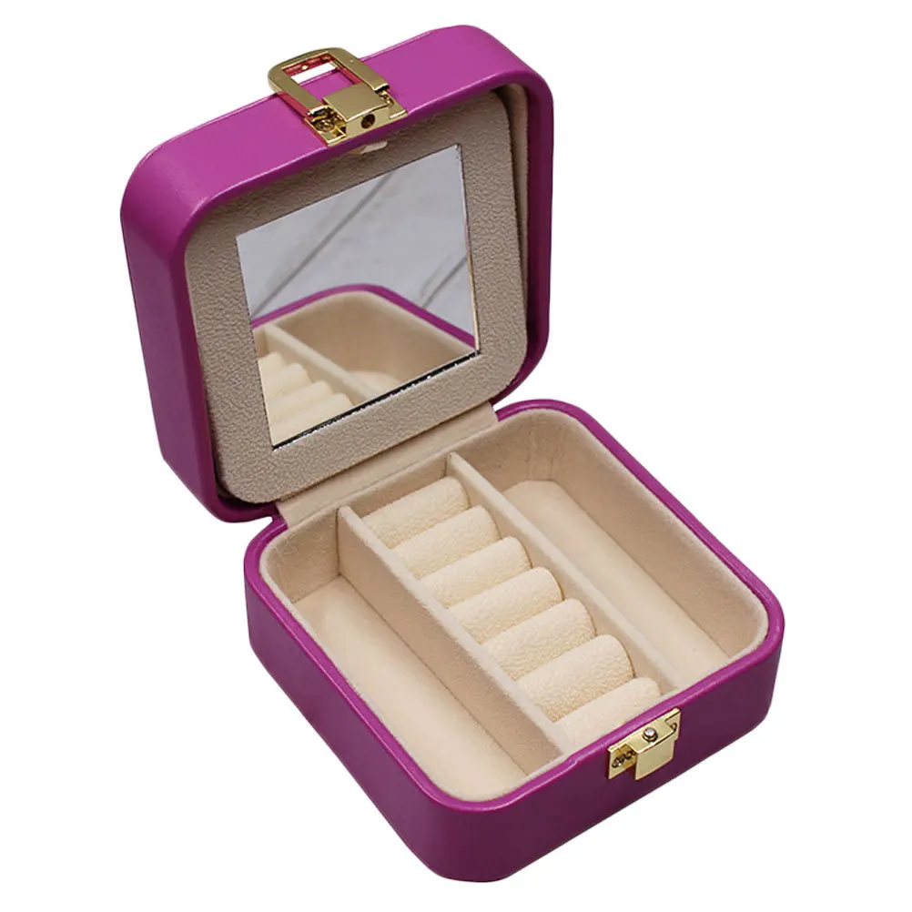 1Pcs Lightweight Jewelry Box Mini Portable Travel Storage Case Buckle Closure Ring Necklace Holder Women Organizer
1Pcs Lightweight Jewelry Box Mini Portable Travel Storage Case Buckle Closure Ring Necklace Holder Women Organizer