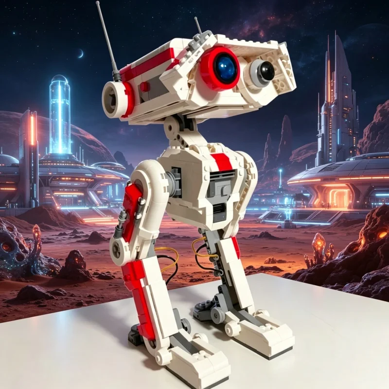 New Arrival Intelligent Robot BD-1 Fallen Order Star Themed Building Blocks Compatible 75335 Party Toys Children Birthday Gifts
New Arrival Intelligent Robot BD-1 Fallen Order Star Themed Building Blocks Compatible 75335 Party Toys Children Birthday Gifts