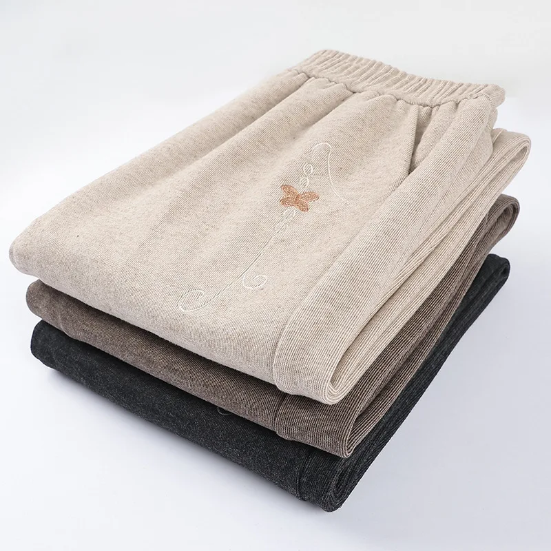 Middle Aged Elderly Women Woolen Pants Autumn Winter Elastic High Waist Velvet Warm Straight Pants Female Casual Trousers XL-5XL
Middle Aged Elderly Women Woolen Pants Autumn Winter Elastic High Waist Velvet Warm Straight Pants Female Casual Trousers XL-5XL