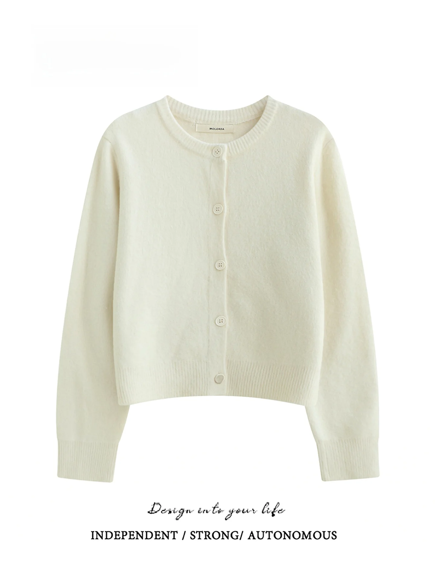 Soft Short Woolen Knitted Sweater Long Sleeve round Neck Winter Fashion Commute Style Women's Warmth-Capturing Open Cardigan
Soft Short Woolen Knitted Sweater Long Sleeve round Neck Winter Fashion Commute Style Women's Warmth-Capturing Open Cardigan