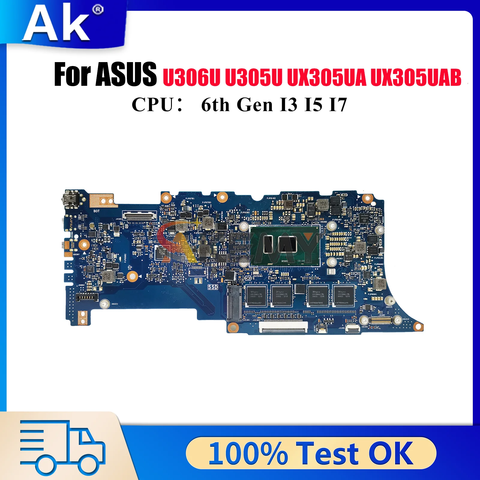 UX305UAB Laptop Motherboard For ASUS ZenBook U305U U306U UX305UAB UX305U UX305UA Mainboard With I3 I5 I7 CPU 100% tests OK stk
UX305UAB Laptop Motherboard For ASUS ZenBook U305U U306U UX305UAB UX305U UX305UA Mainboard With I3 I5 I7 CPU 100% tests OK stk