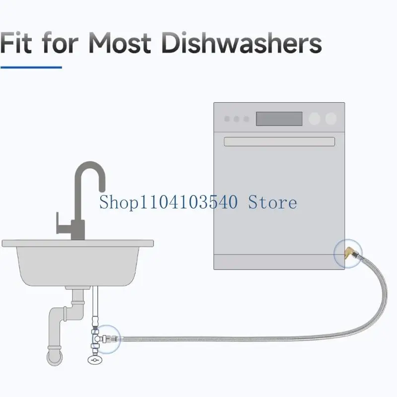 02DC Dishwasher Connector Hose Stainless Steel Dishwasher Water Supply Line
02DC Dishwasher Connector Hose Stainless Steel Dishwasher Water Supply Line