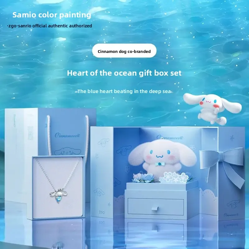 Anime Accessories Original Tide Painted Cinnamoroll Joint Sterling Silver Necklace with Blue Gift Box Dolls
Anime Accessories Original Tide Painted Cinnamoroll Joint Sterling Silver Necklace with Blue Gift Box Dolls