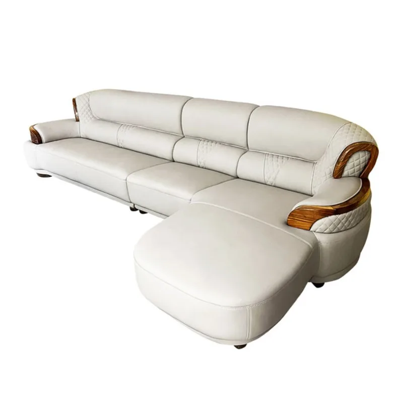 Ebony leather sofa first layer cowhide sofa new Chinese-style large and small apartment leather sofa corner sofa combination
Ebony leather sofa first layer cowhide sofa new Chinese-style large and small apartment leather sofa corner sofa combination