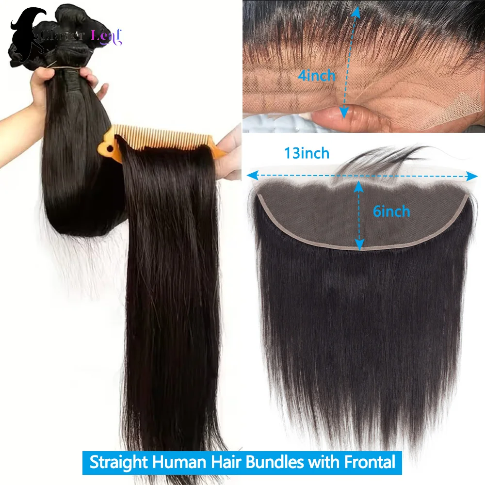 Straight Human Hair Bundles with frontal 13x4 Raw Hair Bundles 100% Human Hair Extensions Weave 3 Bundles with 13x4/6 HD Frontal
Straight Human Hair Bundles with frontal 13x4 Raw Hair Bundles 100% Human Hair Extensions Weave 3 Bundles with 13x4/6 HD Frontal