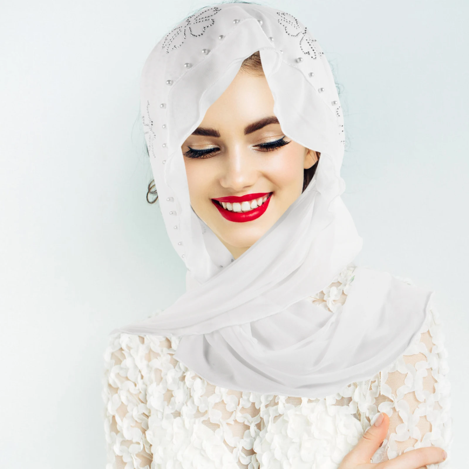 Chiffon Rhinestone Headscarf Women Kids Hijab Pure Color Stretchable Sun Protection Scarf White Hijab Girls Shawl Silk B
Chiffon Rhinestone Headscarf Women Kids Hijab Pure Color Stretchable Sun Protection Scarf White Hijab Girls Shawl Silk B