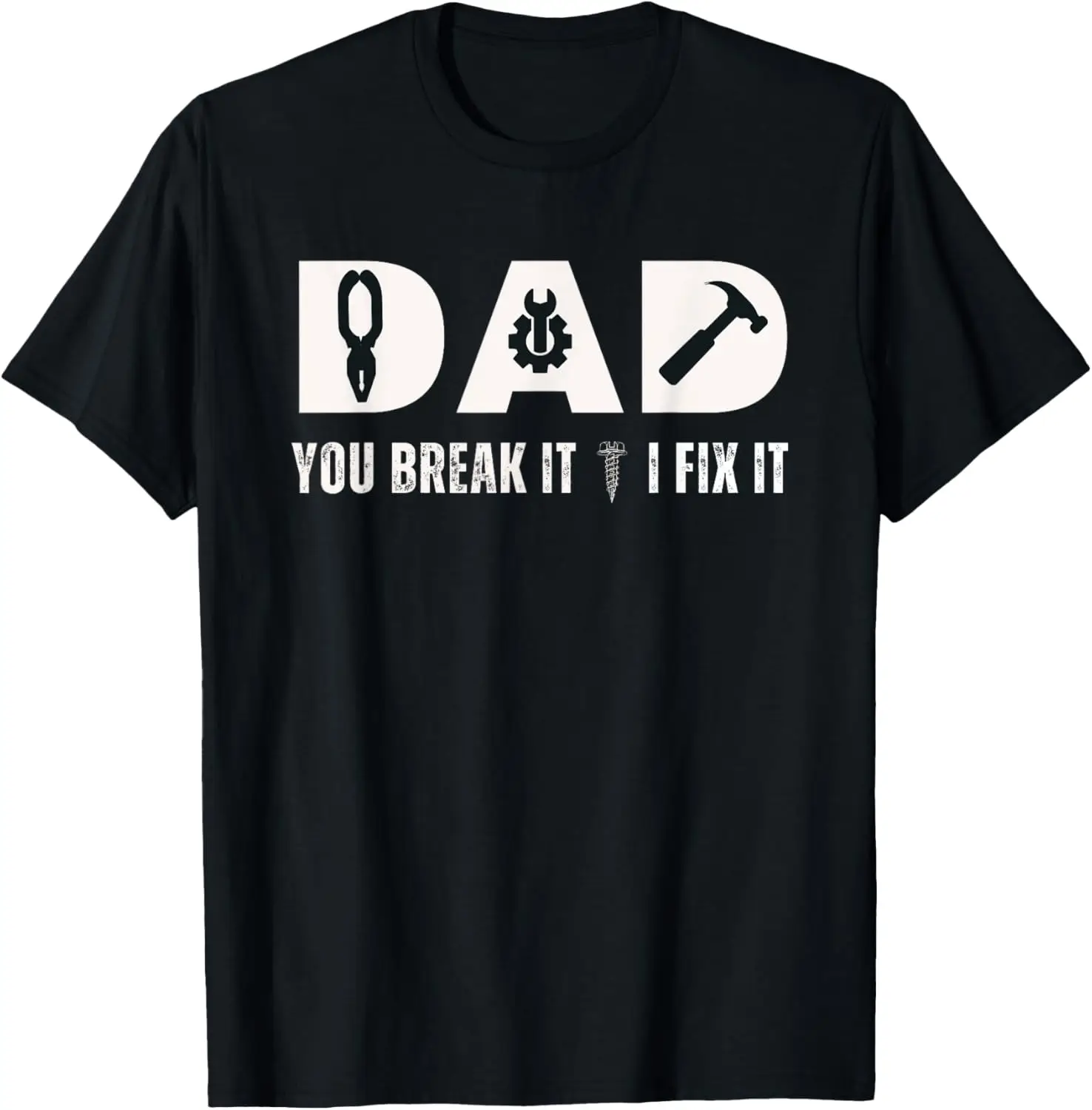Мужская футболка Dad You Break It I Fix It на день отца, удобная хлопковая футболка
Мужская футболка Dad You Break It I Fix It на день отца, удобная хлопковая футболка