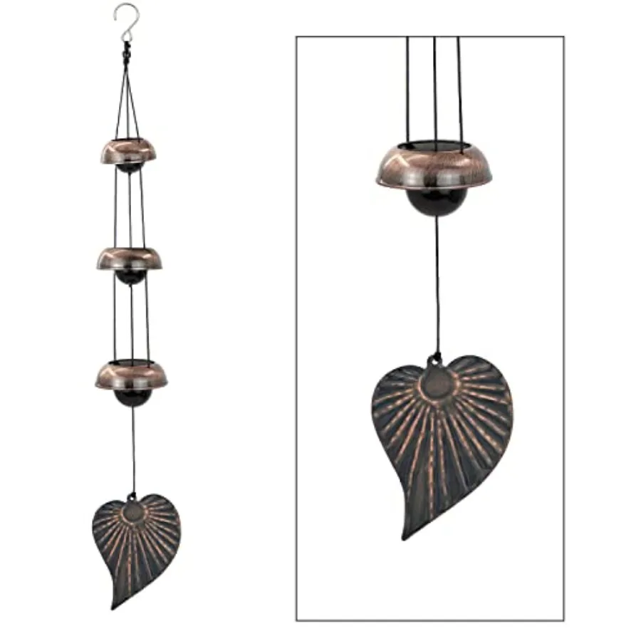 Three Cooper Leaf Temple Wind Chime, Wind Chimes with 3 Bells, Feng Shui Wind Chimes for Home Yard Outdoor Decoration, A Great
Three Cooper Leaf Temple Wind Chime, Wind Chimes with 3 Bells, Feng Shui Wind Chimes for Home Yard Outdoor Decoration, A Great