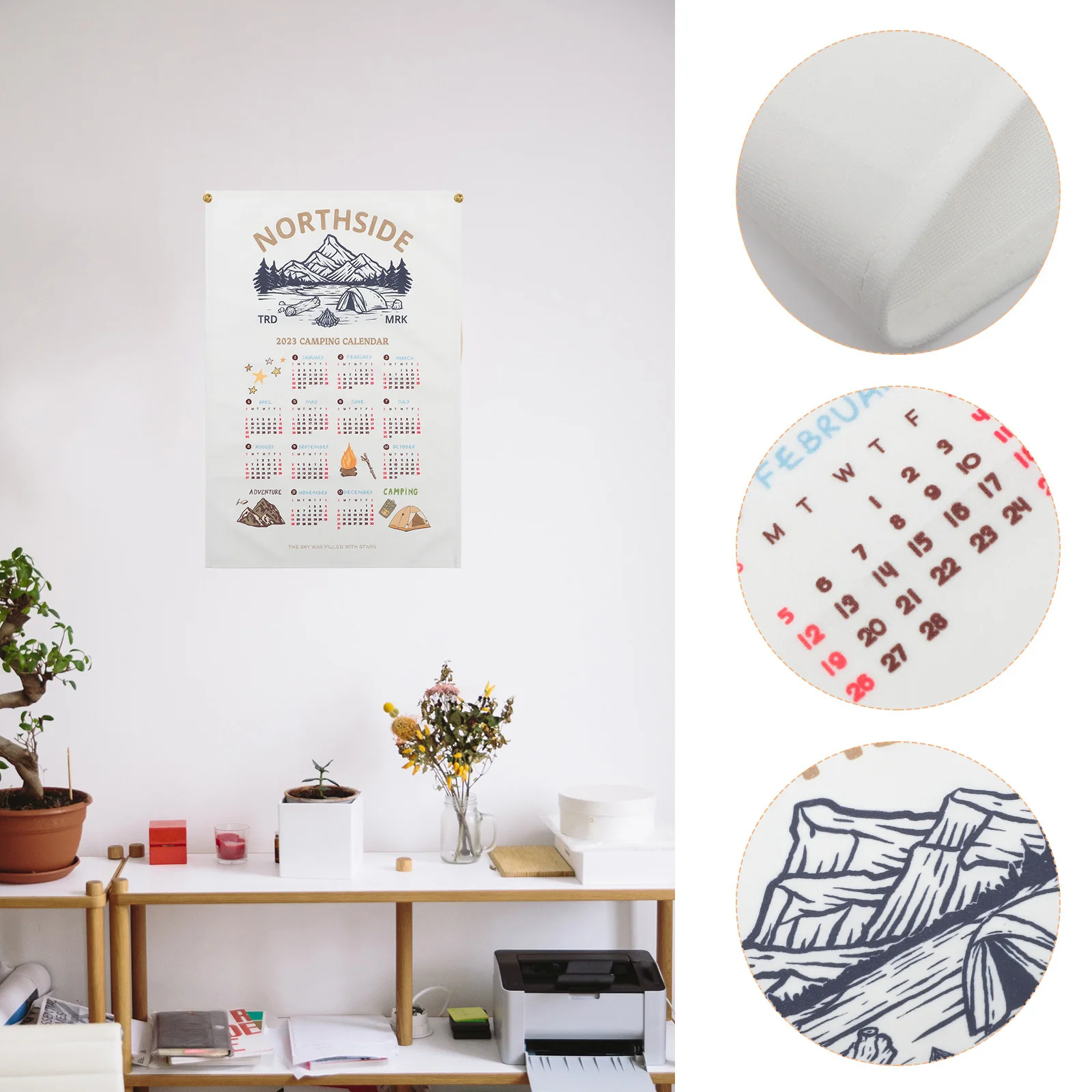 1 шт., 2023 настенная ткань, подвесной вертикальный фон для кемпинга, декоративный календарь для спальни, общежития, реквизит для фотосессии, тканевый календарь для комнаты 
1 шт., 2023 настенная ткань, подвесной вертикальный фон для кемпинга, декоративный календарь для спальни, общежития, реквизит для фотосессии, тканевый календарь для комнаты