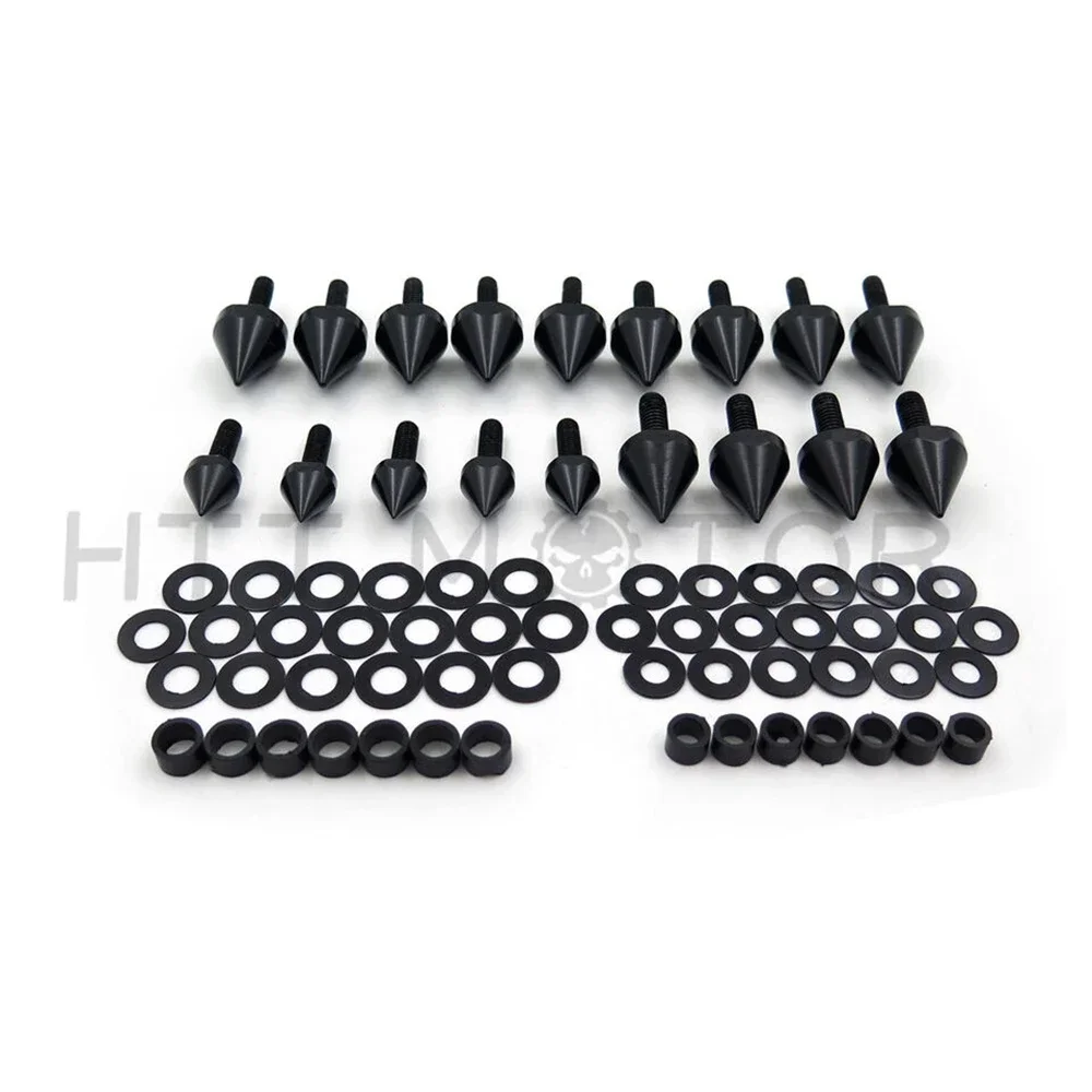 Aluminum Fairing Bolt Kit Screws for Kawasaki Ninja ZX10 ZX10R 2004-2005 Silver/Black Aftermarket Motorcycle Gadgets & Parts
Aluminum Fairing Bolt Kit Screws for Kawasaki Ninja ZX10 ZX10R 2004-2005 Silver/Black Aftermarket Motorcycle Gadgets & Parts