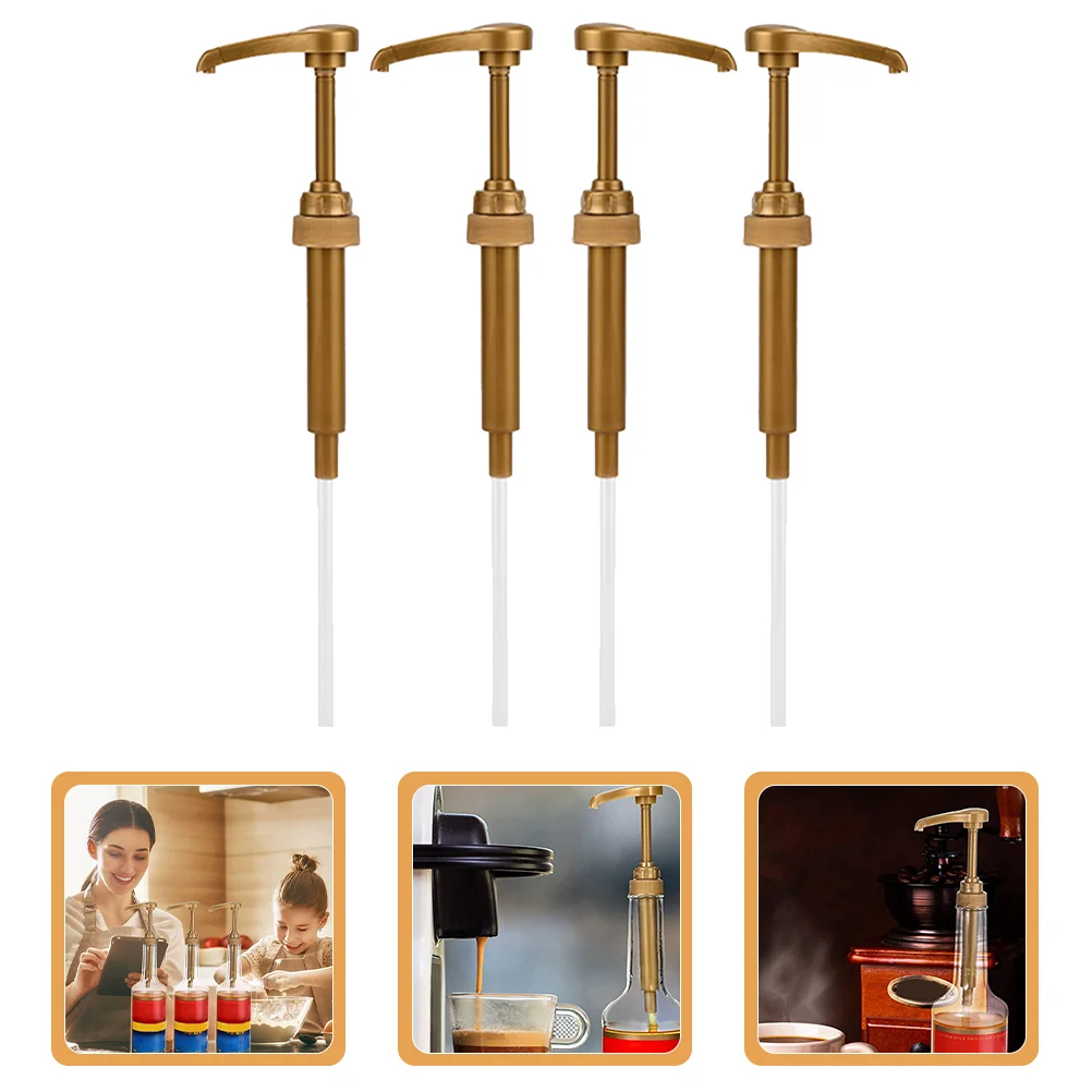 4 Pcs Syrup Extrusion Head Pump Dispenser for Bottle Pumps Beverages Coffee Replacement Push Type
4 Pcs Syrup Extrusion Head Pump Dispenser for Bottle Pumps Beverages Coffee Replacement Push Type