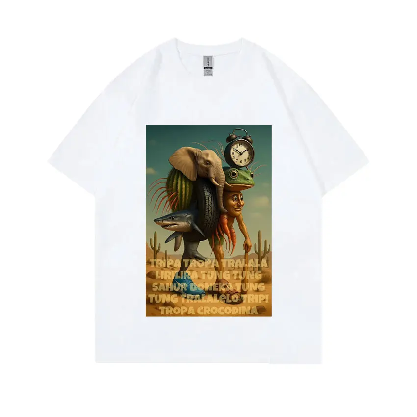 Italian Brainrot Tung Tung Tung Sahur Tralalero Tralala Boneca Ambalabu Lirili Larila Tshirt Men Women's Casual Humor T-shirt
Italian Brainrot Tung Tung Tung Sahur Tralalero Tralala Boneca Ambalabu Lirili Larila Tshirt Men Women's Casual Humor T-shirt
