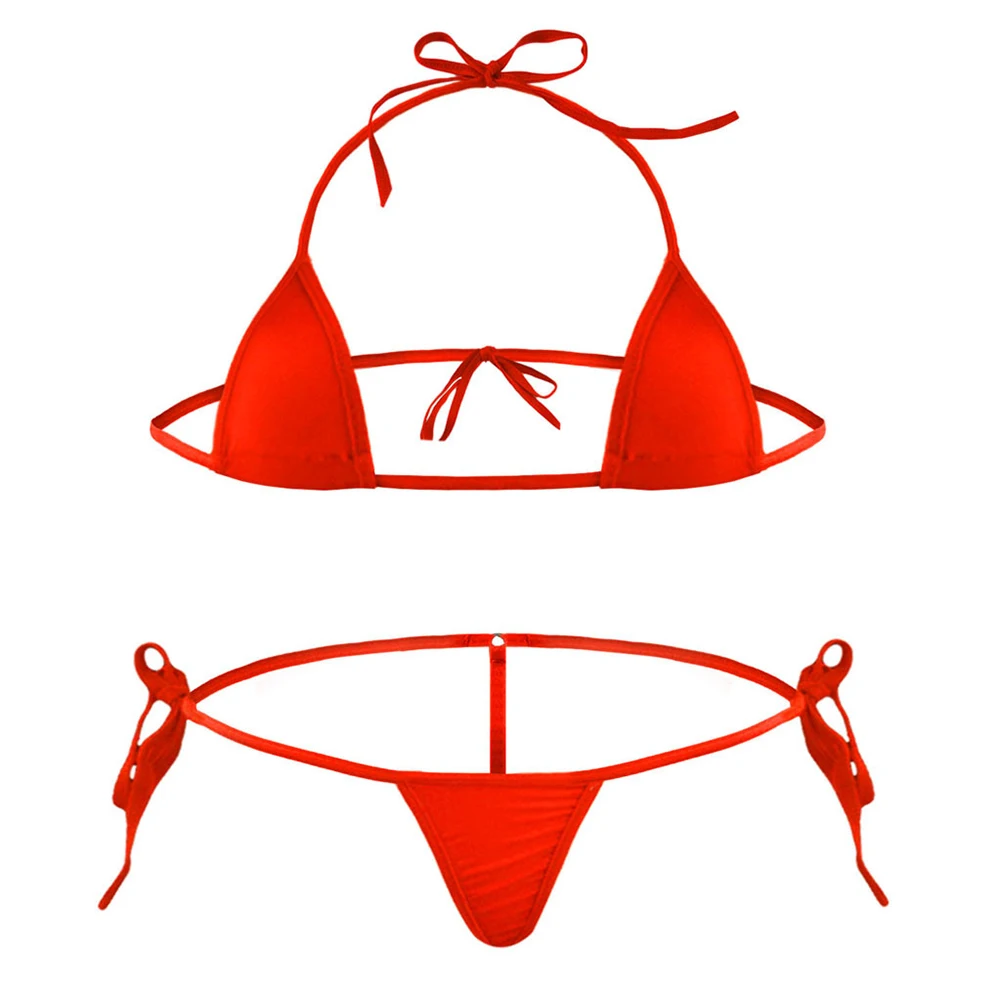 Backless Bikini Brazilian Swimwear 5% Spandex 95% Nylon All Season Brand New Female Slight Stretch Solid Color
Backless Bikini Brazilian Swimwear 5% Spandex 95% Nylon All Season Brand New Female Slight Stretch Solid Color