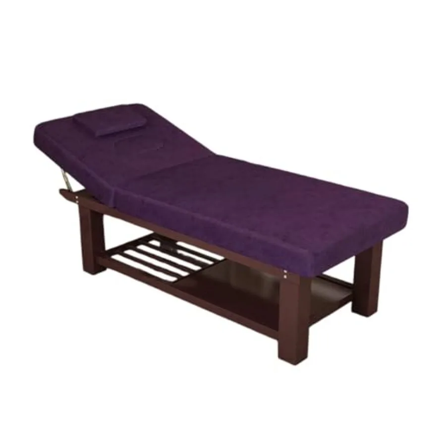 Wood Heavy Duty Stationary Massage Table, Physical Therapy Table Spa Facial Bed with Storage Shelf, for Salon, Clinic and Home
Wood Heavy Duty Stationary Massage Table, Physical Therapy Table Spa Facial Bed with Storage Shelf, for Salon, Clinic and Home