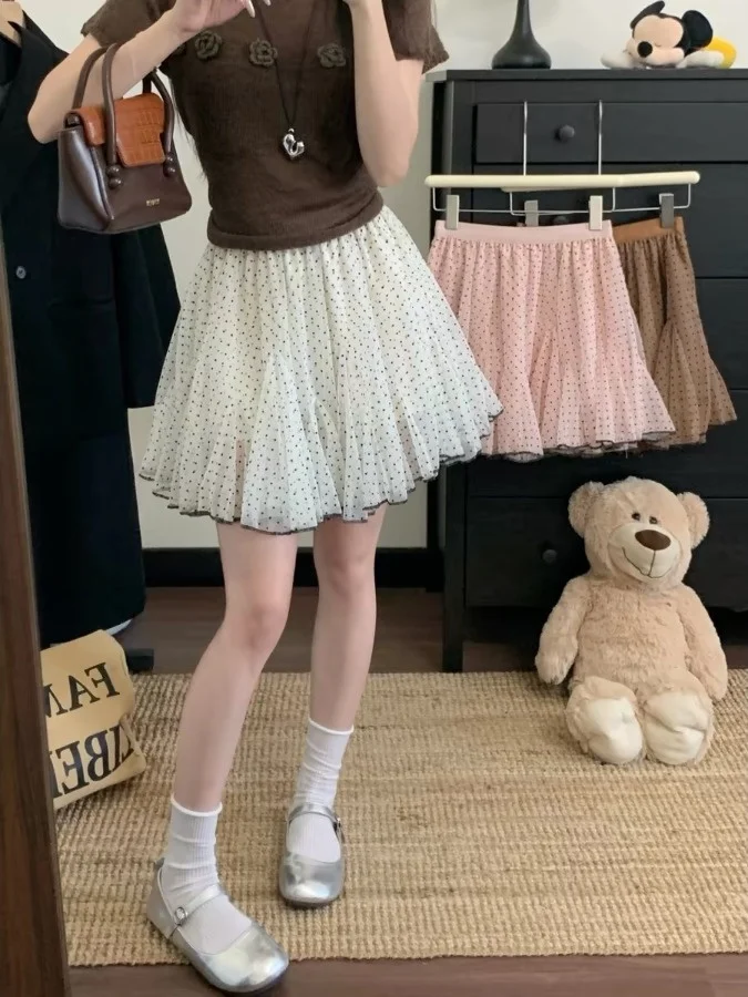 plus Size Polka Dot Cake Skirt High Waist Flared Design Summer New Style Korean Style A-Line Skirt for Pear Shaped Women
plus Size Polka Dot Cake Skirt High Waist Flared Design Summer New Style Korean Style A-Line Skirt for Pear Shaped Women