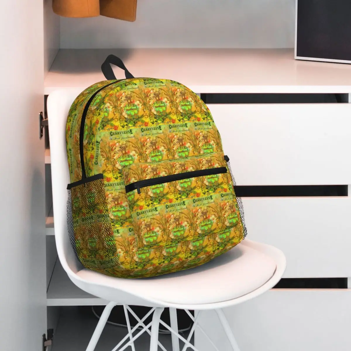 Green Chartreuse Bottle Oil Painting Drink Backpack Student BookBag Kids School Bag Laptop Shoulder Bags for Men Women
Green Chartreuse Bottle Oil Painting Drink Backpack Student BookBag Kids School Bag Laptop Shoulder Bags for Men Women