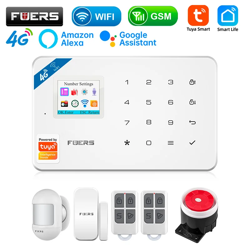 Беспроводная система сигнализации FUERS W184, умный дом, Wi-Fi интегрированный комплект датчиков, сирена, охранная система, 3 Мп, Фоточувствительный датчик, управление камерой
Беспроводная система сигнализации FUERS W184, умный дом, Wi-Fi интегрированный комплект датчиков, сирена, охранная система, 3 Мп, Фоточувствительный датчик, управление камерой