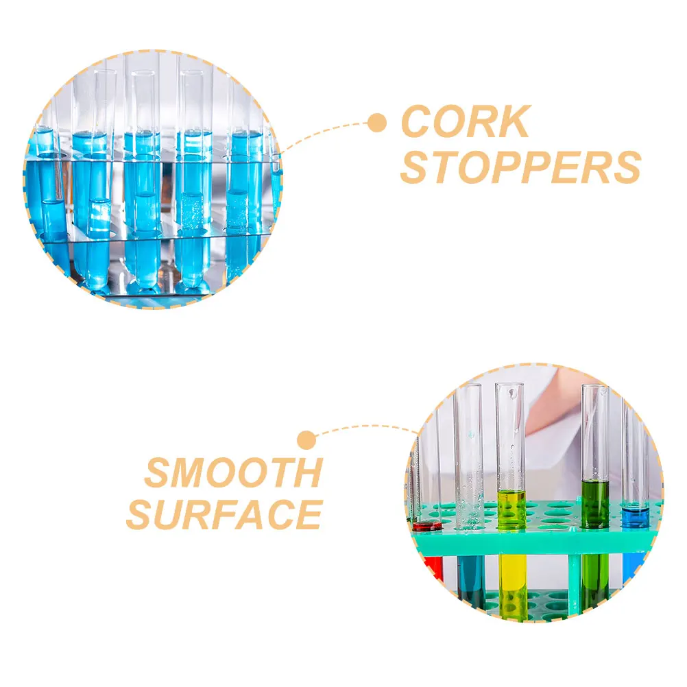 10 Pcs Glass Test Tubes Cork Stoppers Portable Experiment Candy Storage Leak Proof Travel Sample Liquid Gel Powder
10 Pcs Glass Test Tubes Cork Stoppers Portable Experiment Candy Storage Leak Proof Travel Sample Liquid Gel Powder