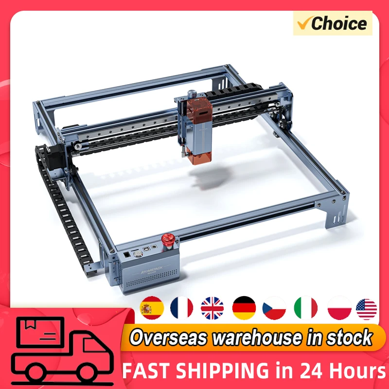 Atomstack Maker A10 V2 Laser Engraver 10-12W High Speed Engraving Cutting Machine Fixed-Focus Ultra-thin Laser 400x400mm Area
Atomstack Maker A10 V2 Laser Engraver 10-12W High Speed Engraving Cutting Machine Fixed-Focus Ultra-thin Laser 400x400mm Area