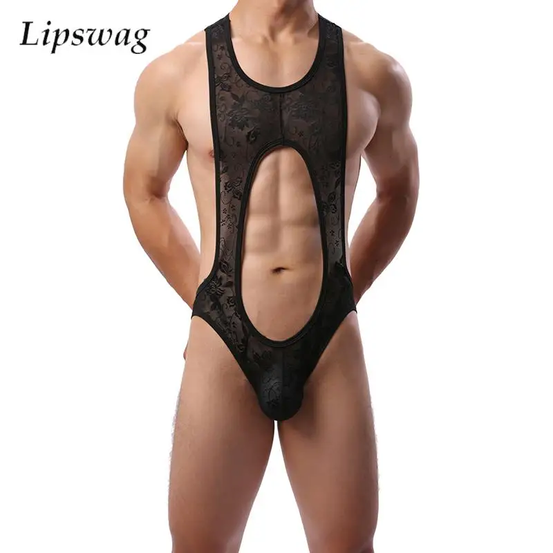 Underwear Men's Sexy Bodysuits Pajamas Mens Sleeveless Straps Hollow Out Mesh Lace Playsuits Men Nightwear See Throguh Jumpsuit
Underwear Men's Sexy Bodysuits Pajamas Mens Sleeveless Straps Hollow Out Mesh Lace Playsuits Men Nightwear See Throguh Jumpsuit