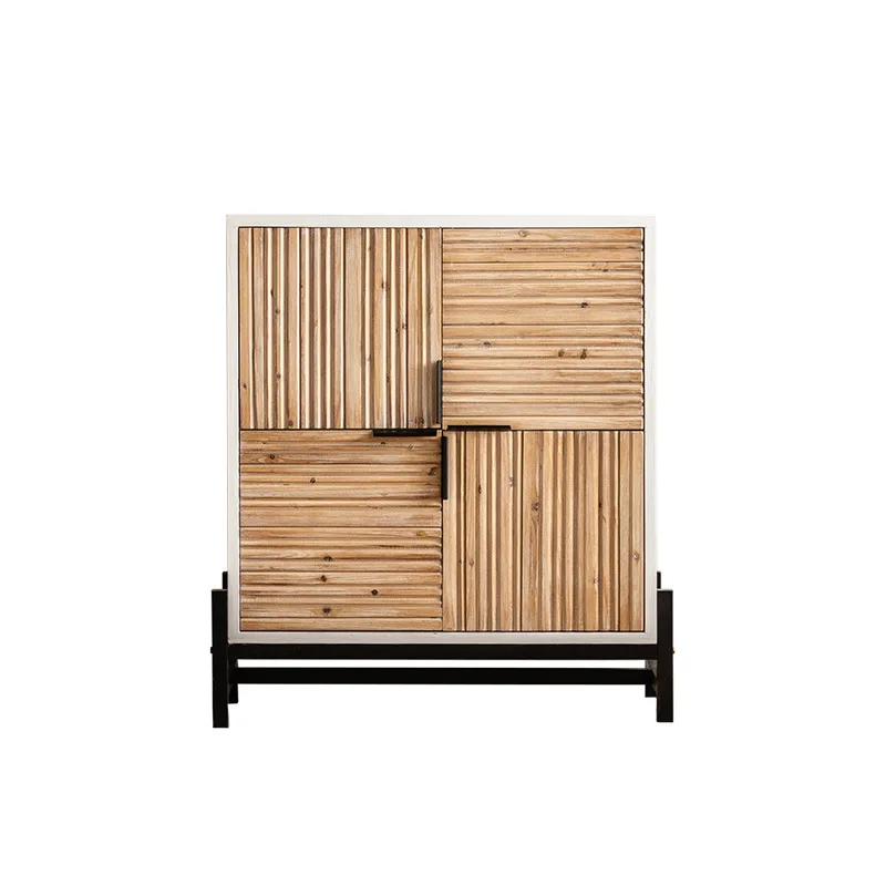 Japanese-style retro dining side cabinet, four-door creative storage cabinet, homestay villa entrance cabinet
Japanese-style retro dining side cabinet, four-door creative storage cabinet, homestay villa entrance cabinet