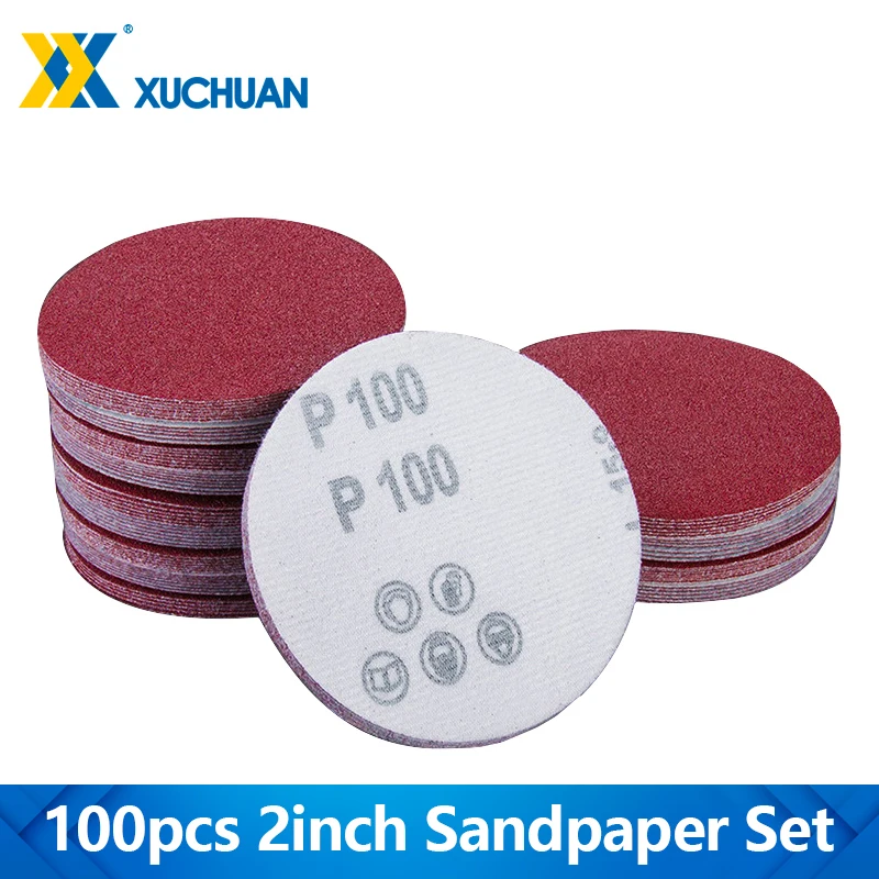 100pcs 2 inch 50mm Sandpaper Set 80-7000 Grit Sanding Discs Round Shape Hook and Loop Sandpaper Abrasive Polishing Tool for Wood
100pcs 2 inch 50mm Sandpaper Set 80-7000 Grit Sanding Discs Round Shape Hook and Loop Sandpaper Abrasive Polishing Tool for Wood