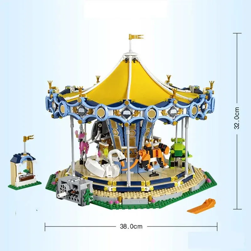 2670 PCS Children Fairground Grand Carousel ompatible10257 15036 Building Blocks Bricks Kids Birthday Christmas Gift Toy C
2670 PCS Children Fairground Grand Carousel ompatible10257 15036 Building Blocks Bricks Kids Birthday Christmas Gift Toy C
