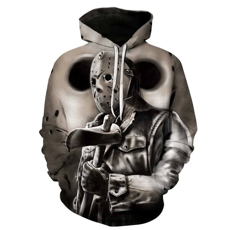 New Men's Horror Collection 3D Printed Hooded Sweatshirt Halloween Street hoodies women Tracksuit Oversized Sudaderas de mujeres
New Men's Horror Collection 3D Printed Hooded Sweatshirt Halloween Street hoodies women Tracksuit Oversized Sudaderas de mujeres