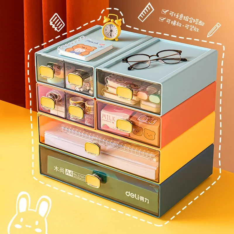 High Quality Plastic Drawer Type Desk Storage Box Cosmetics Student Dormitory Stationery Sorting Box Shelf Artifact
High Quality Plastic Drawer Type Desk Storage Box Cosmetics Student Dormitory Stationery Sorting Box Shelf Artifact