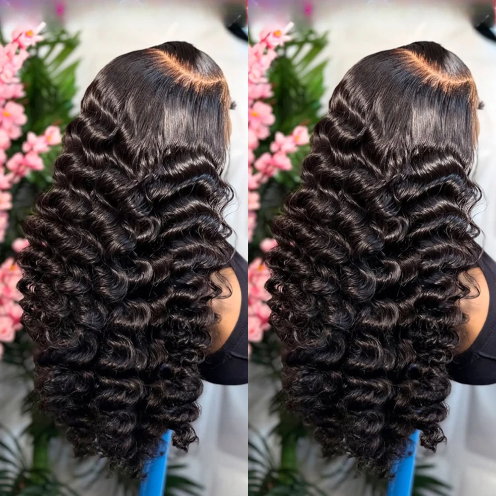 250 Density Loose Wave 13x6 HD Lace Frontal Human Hair Wigs 30 40 46 Inch Bouncy Curls For Women 13x4 7x5 5x5 Glueless Lace Wig
250 Density Loose Wave 13x6 HD Lace Frontal Human Hair Wigs 30 40 46 Inch Bouncy Curls For Women 13x4 7x5 5x5 Glueless Lace Wig