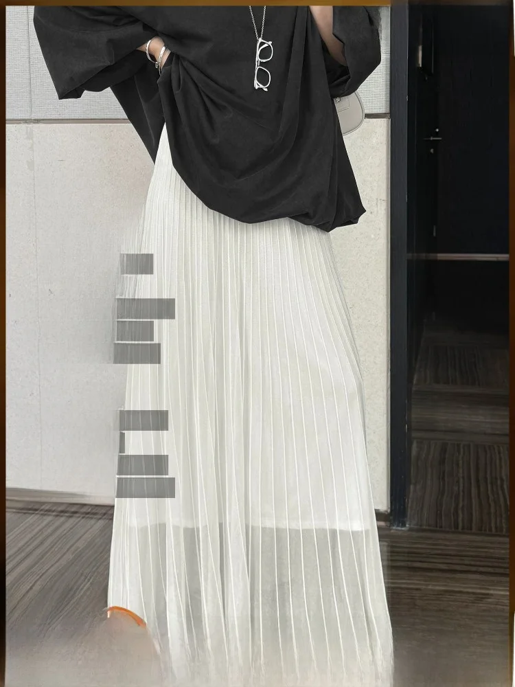 MeiYang Fairy Silk Georgette Half Skirt Elastic Waist Midi Skirt Gauze Pleated Skirt Women's Casual High Waist Umbrella ...
MeiYang Fairy Silk Georgette Half Skirt Elastic Waist Midi Skirt Gauze Pleated Skirt Women's Casual High Waist Umbrella ...