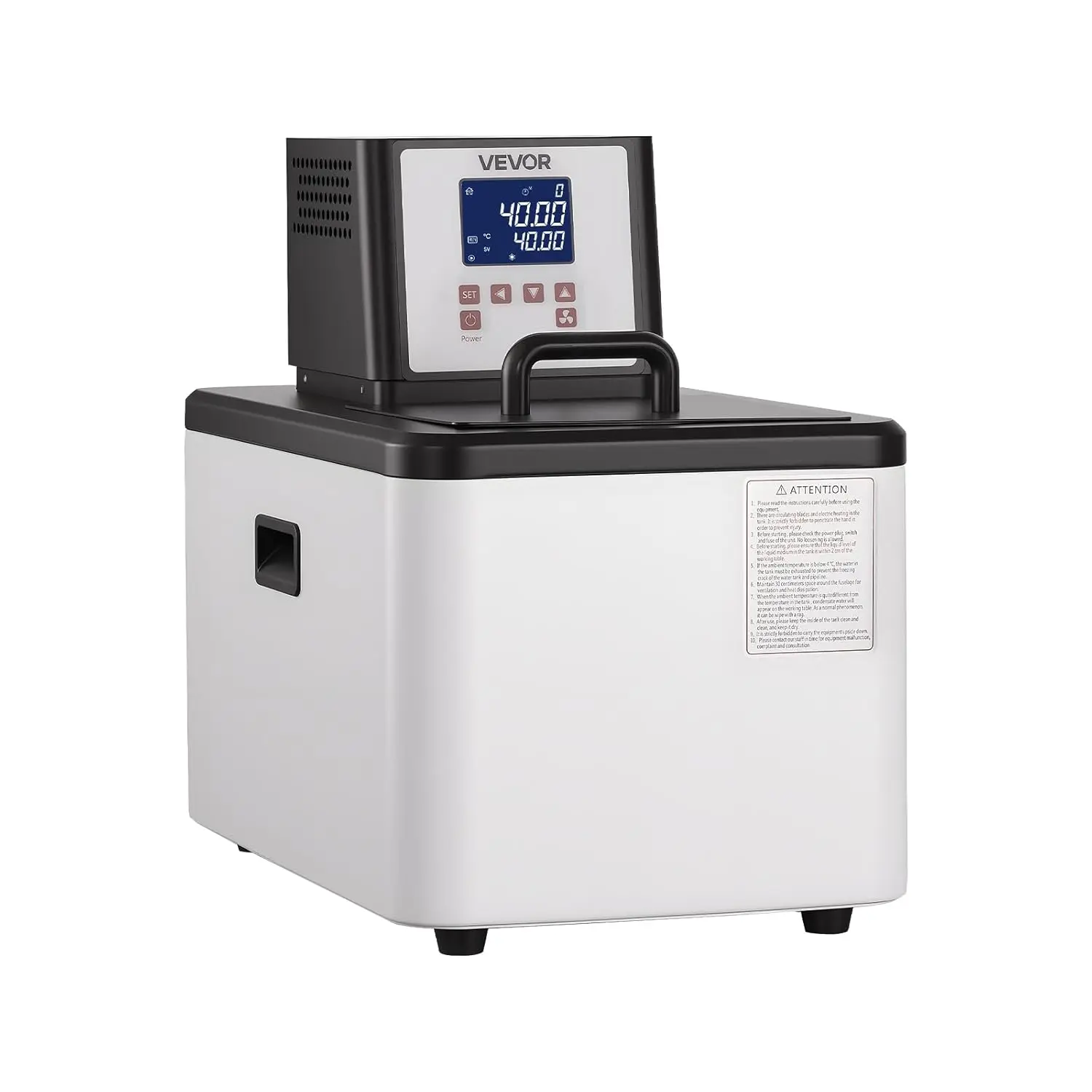 VEVOR Laboratory High-Temperature Circulating Oil Bath, Up to 300℃/572℉, 15 L Lab Constant Temperature Heating Tank, 0.1℃ High P
VEVOR Laboratory High-Temperature Circulating Oil Bath, Up to 300℃/572℉, 15 L Lab Constant Temperature Heating Tank, 0.1℃ High P