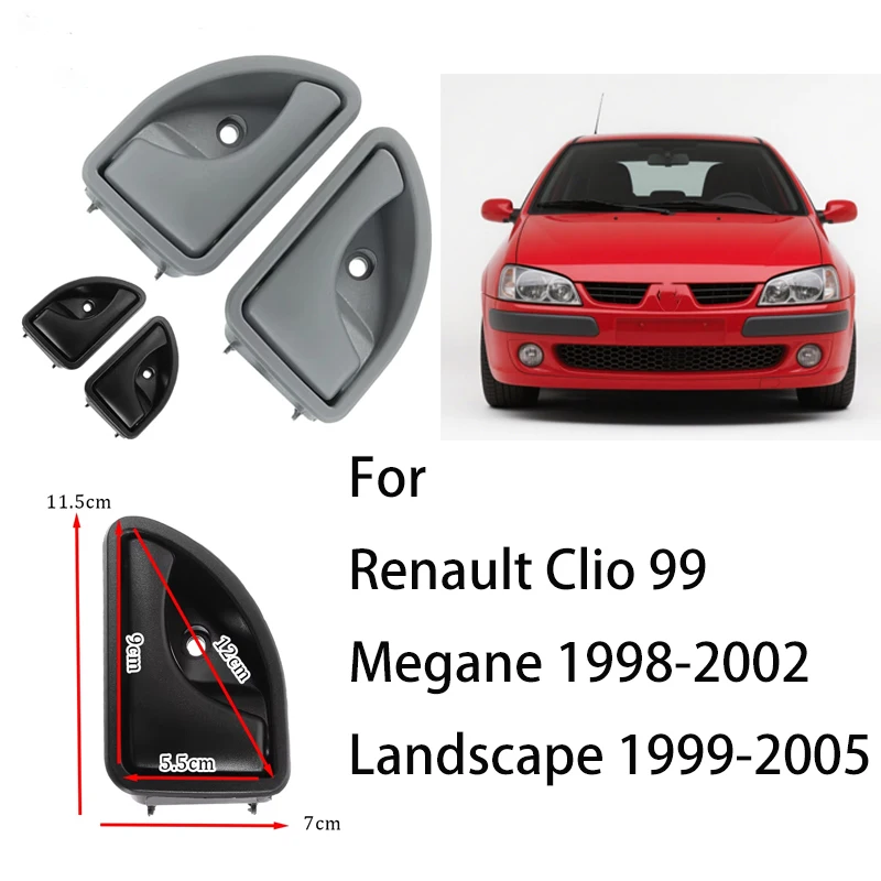 8200247802 Car Door Internal Handle Left And Right Installed For Renault Clio 99 Megane 1998-2002 Landscape 1999-2005
8200247802 Car Door Internal Handle Left And Right Installed For Renault Clio 99 Megane 1998-2002 Landscape 1999-2005