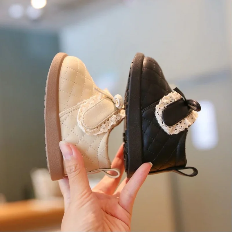 Girls Shoes 2025 Winter New Warm Children Cotton Shoes Fashion Bow Kids Short Boots Soft Sole Comfortable Toddler Casual Shoes
Girls Shoes 2025 Winter New Warm Children Cotton Shoes Fashion Bow Kids Short Boots Soft Sole Comfortable Toddler Casual Shoes