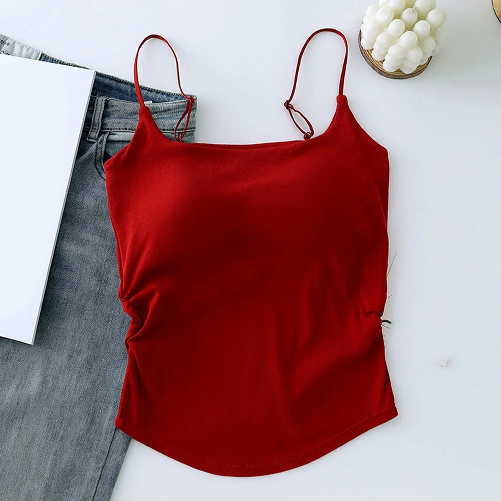 Клубная одежда Праздничная одежда Жилет с хлопковой подкладкой Майка без рукавов с мягкой грудью Топ-бретелька Блузка с круглым вырезом Дизайн
Клубная одежда Праздничная одежда Жилет с хлопковой подкладкой Майка без рукавов с мягкой грудью Топ-бретелька Блузка с круглым вырезом Дизайн