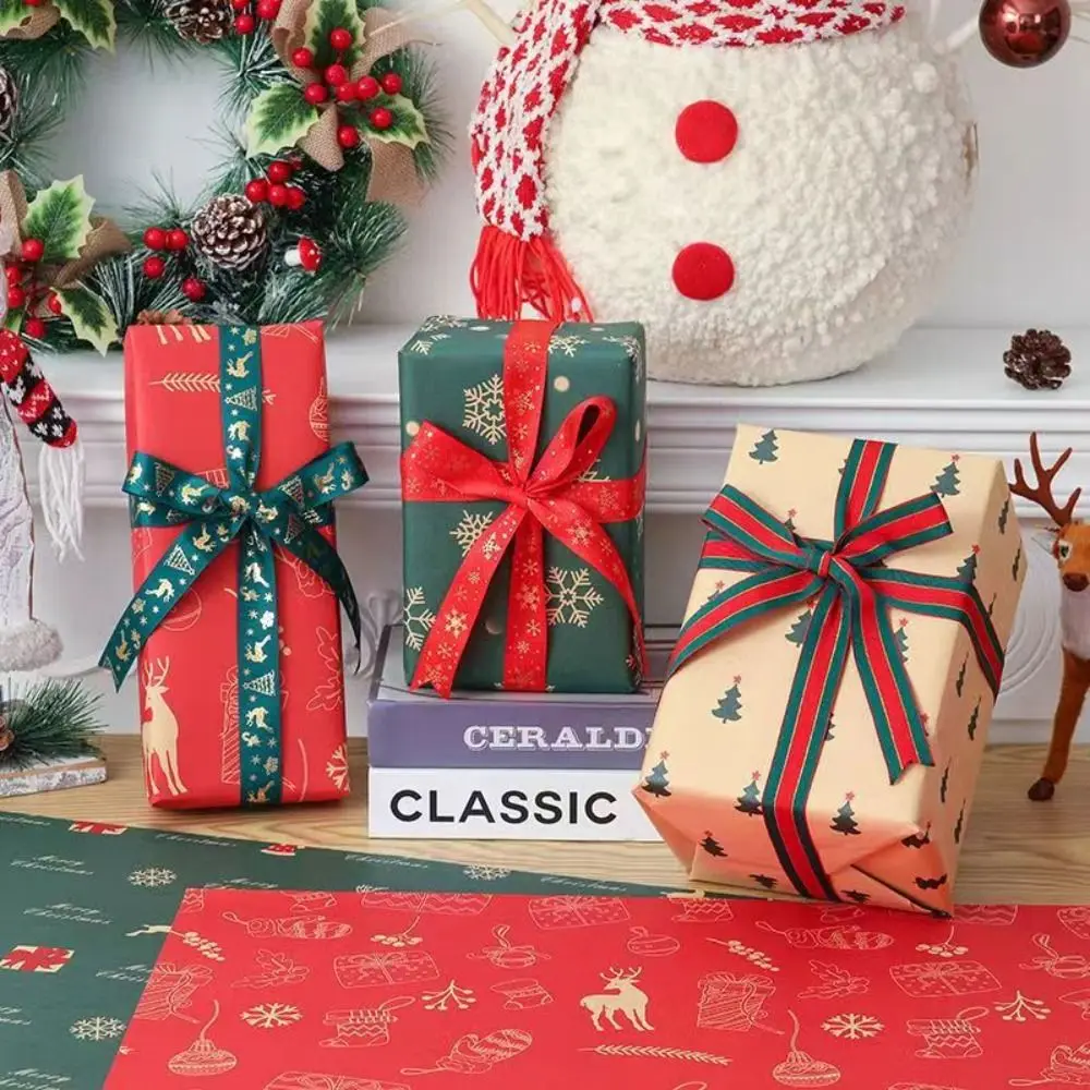 10 Pcs Multifunctional Christmas Gift Wrapping Paper Portability Durable Gift Packaging Papers Colorful Multi-purpose
10 Pcs Multifunctional Christmas Gift Wrapping Paper Portability Durable Gift Packaging Papers Colorful Multi-purpose