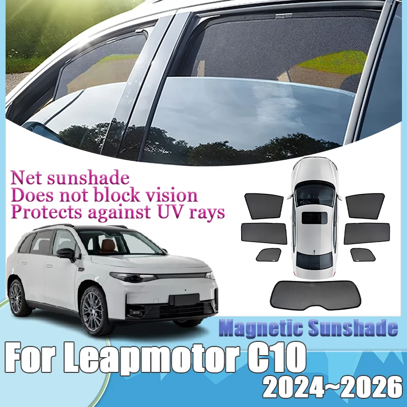 For Leapmotor C10 2024 2025 2026 Mesh Sunshade Shield Windshield Privacy Curtain Window Visor Cover Shading Part Car Accessories
For Leapmotor C10 2024 2025 2026 Mesh Sunshade Shield Windshield Privacy Curtain Window Visor Cover Shading Part Car Accessories