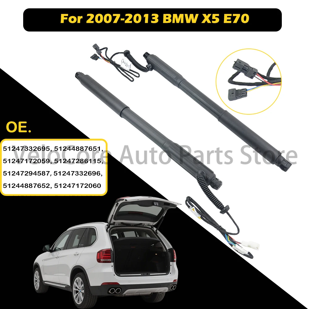 For BMW X5 E70 2007-2013 Electric Tailgate Lift Support Struts Power Trunk Hatch Lifting Rods 51247332695 51247332696
For BMW X5 E70 2007-2013 Electric Tailgate Lift Support Struts Power Trunk Hatch Lifting Rods 51247332695 51247332696