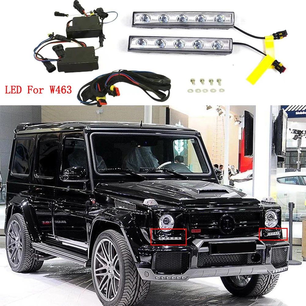 Дневные Противотуманные фары для MERCEDES BENZ G63 G600 G65 G500 G550 W463 G Class
Дневные Противотуманные фары для MERCEDES BENZ G63 G600 G65 G500 G550 W463 G Class