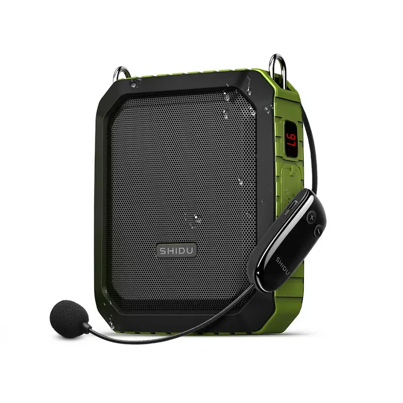 SHIDU M800 18W Headset Wireless Microphone Rechargeable Waterproof Voice Amplifier For Teacher Public Speech
SHIDU M800 18W Headset Wireless Microphone Rechargeable Waterproof Voice Amplifier For Teacher Public Speech